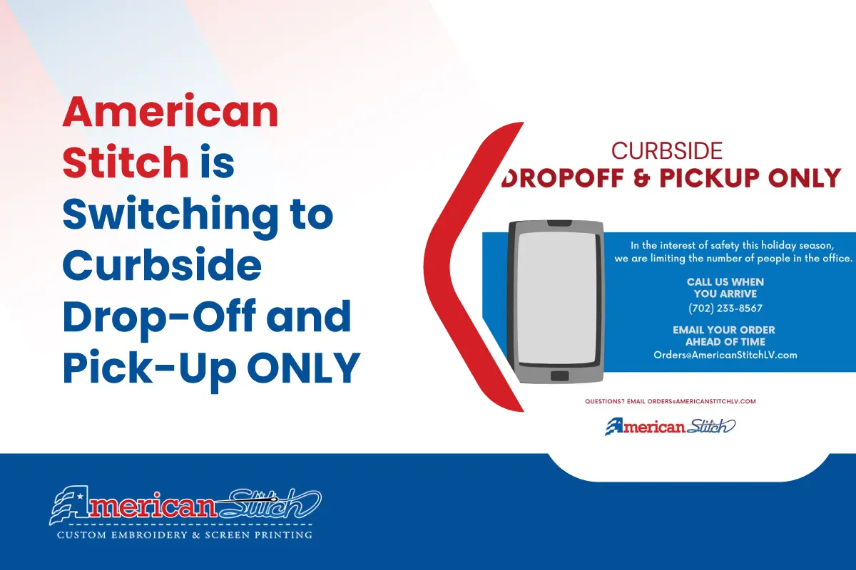 American Stitch is Switching to Curbside Drop Off and Pick Up ONLY