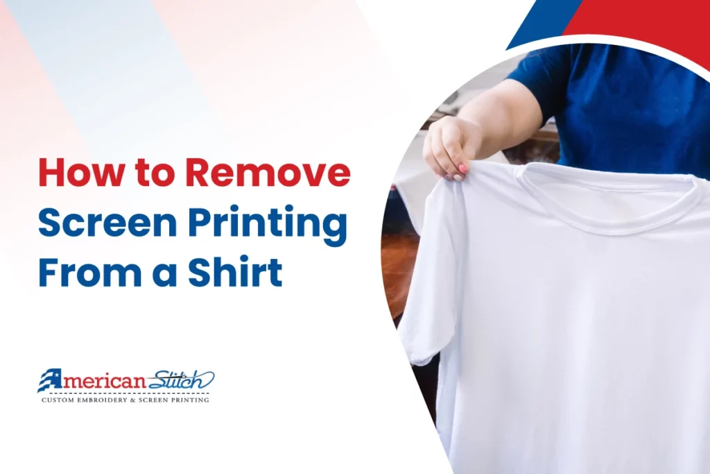 How to Remove Screen Printing From a Shirt