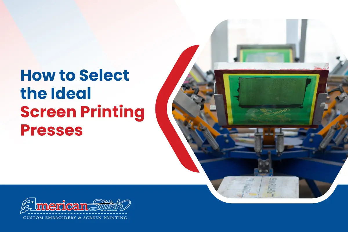 How to Select the Ideal Screen Printing Presses