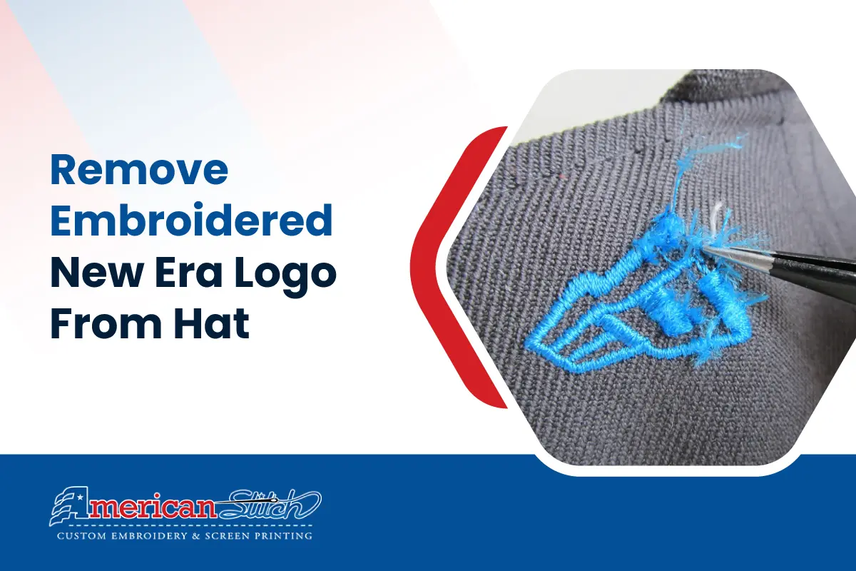Remove Embroidered New Era Logo From Hat